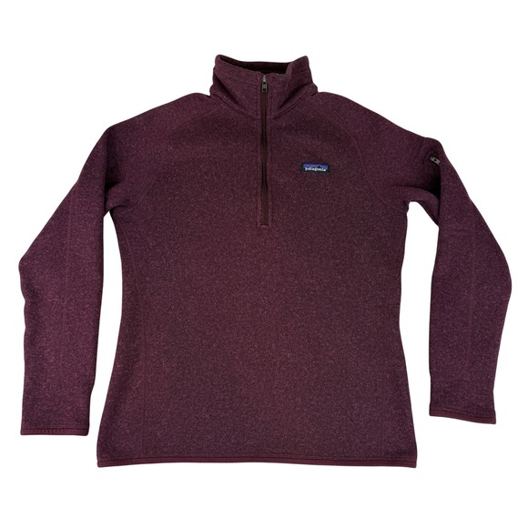 Patagonia Sweaters - Patagonia Better Sweater Pullover Womens Large Purple 1/4 Zip Fleece 25617 DKCT